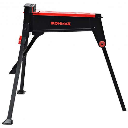 660 lbs Portable Clamping Sawhorse Work Bench