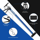Set of 2 Support Pole Steel Telescopic Quick Support Rod Adjustable