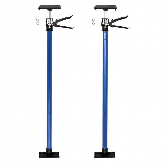 Set of 2 Support Pole Steel Telescopic Quick Support Rod Adjustable