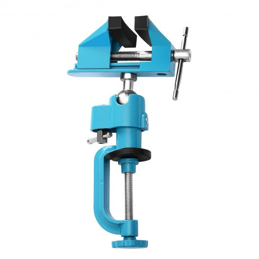 Bench Vise Swivel 3" Tabletop Clamp Vice Tilts Rotate 360° Universal Work