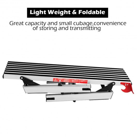 330 lbs Aluminum Folding Non-slip Drywall Step Stool Ladder