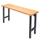 65 Inch Bamboo Modular Workbench Table