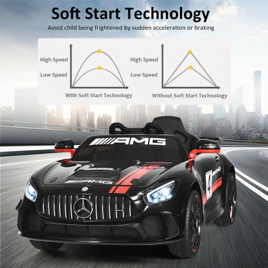 12V Kids Ride On Car with Remote Control-Black