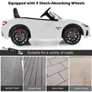 12V Kids Ride On Car Licensed Maserati GranCabrio with Remote Control-White
