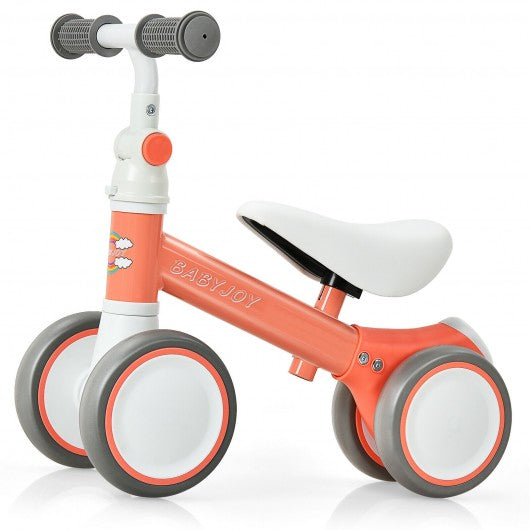Baby Balance Bike with Adjustable seat and Handlebar for 6 - 24 Months-Pink