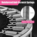 38" Mini Folding Trampoline Portable Leisure Fitness Backboard-Pink