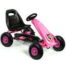 Kids Ride on Car Toy with Adjustable Seat-Pink