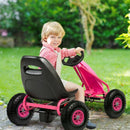 Kids Ride on Car Toy with Adjustable Seat-Pink