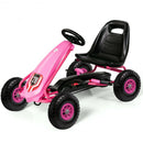 Kids Ride on Car Toy with Adjustable Seat-Pink