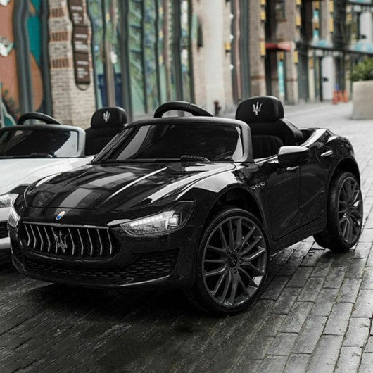12 V Remote Control Maserati Licensed Kids Ride on Car-Black