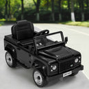 Landrover Defender Licensed Pedal Powered Car with Brake-Black