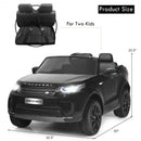 12V Licensed 2-Seater Land Rover Kid Ride On Car -Black
