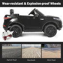 12V Licensed 2-Seater Land Rover Kid Ride On Car -Black