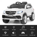 12V Mercedes Benz GLE Licensed Kids Ride On Car -White
