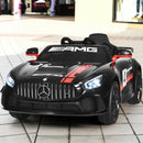 12V Mercedes Benz AMG Licensed Kids Ride On Car with 2.4G Remote Control and Swing Function-Black