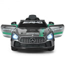 12V Mercedes Benz AMG Licensed Kids Ride On Car with 2.4G Remote Control and Swing Function-Light Gray