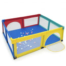 Large Infant Baby Playpen Safety Play Center Yard with 50 Ocean Balls-Color