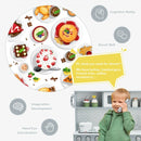 Pretend Play Kitchen Wooden Toy Set for Kids with Realistic Light and Sound