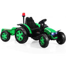2 in 1 Electric 12V Kids Ride on Car Tractor with Remote Control LED Light Horn-Green