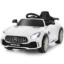 12V Licensed Mercedes Benz Kids Ride-On Car with Remote Control-White