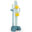 3-in-1 Cactus Toy Stand Sports Activity Center with Golf and Ring-Toss