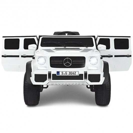 12V Licensed Mercedes-Benz Kids Ride On Car-White