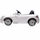 Mercedes-Benz R199 Lisenced 12V Electric Kids Ride On Car RC Remote Control MP3-White