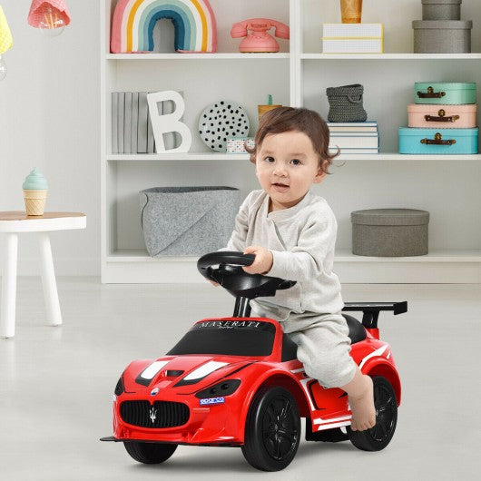 Kids Toy Maserati Ride On Push Car Gliding Scooter