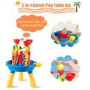 2 in 1 Sand and Water Table Activity Play Center