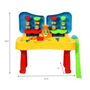 2 in 1 Kids Sand and Water Table Activity Play Table with Accessories