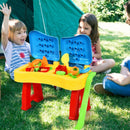 2 in 1 Kids Sand and Water Table Activity Play Table with Accessories